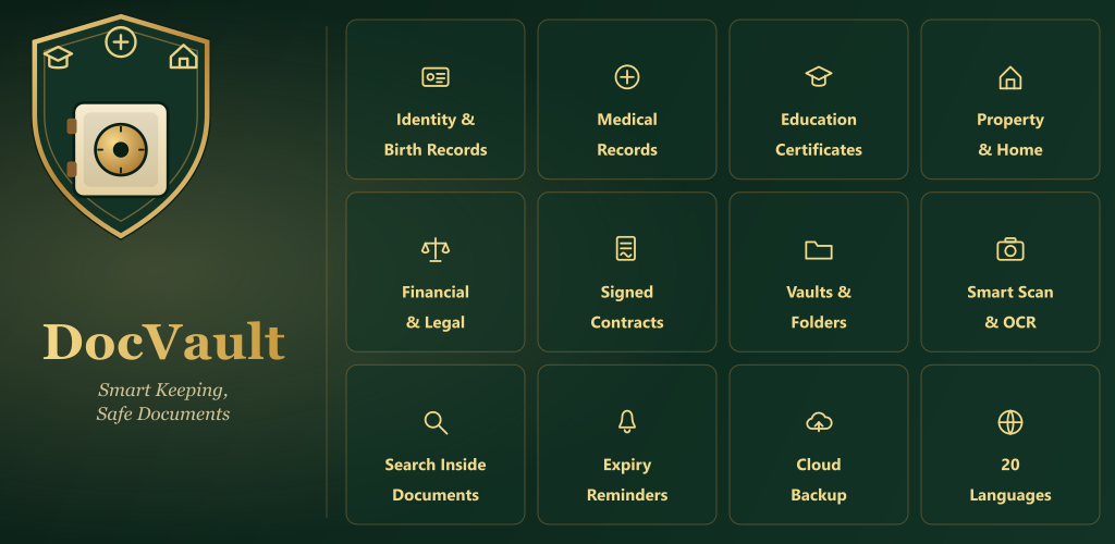 DocVault feature graphic